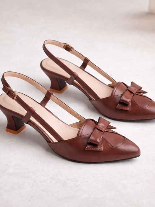 Bella Bow Accent-Choco Brown