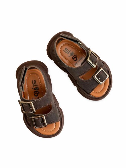 Boys Brown Formal Sandal