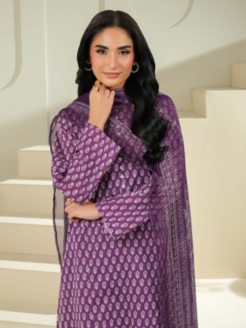 3 Piece Cambric Suit-Printed